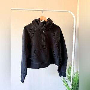 Lululemon scuba oversized hoodie 1/2 zip black size M/L